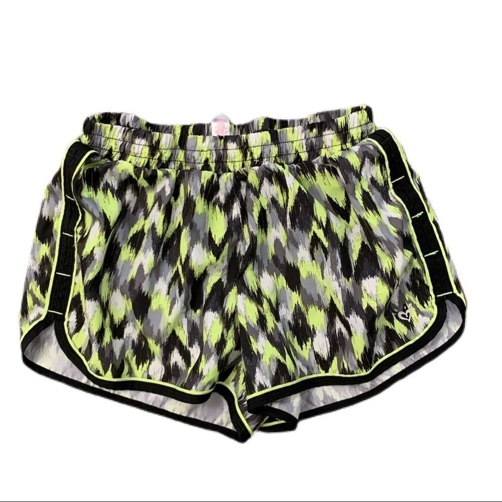 Justice mesh lined track shorts size 18